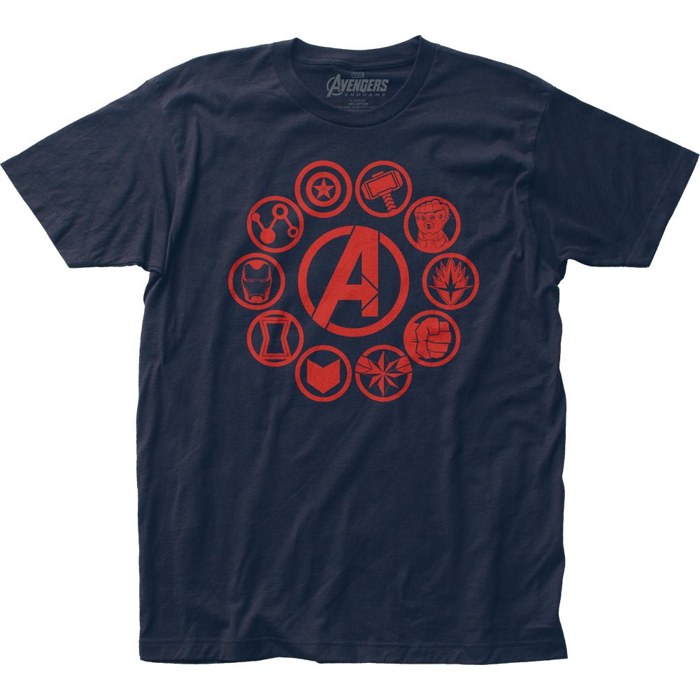 Avengers End Game Movie Icons Marvel Adult T-Shirt - gabescaveccc