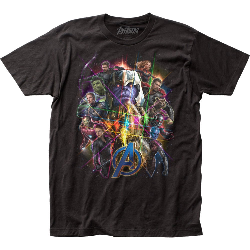 Avengers End Game Movie Poster Marvel Adult T-Shirt - gabescaveccc