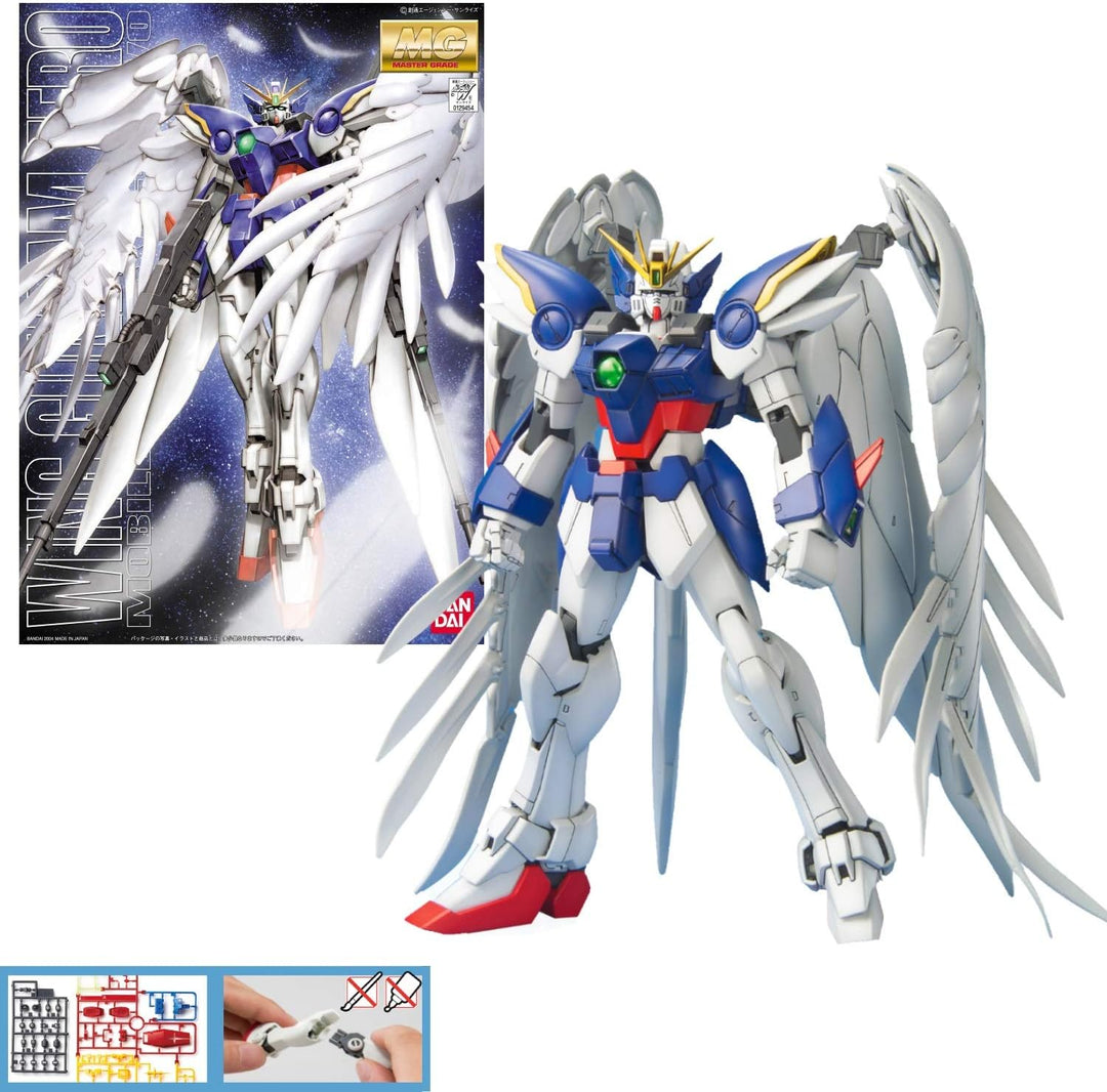 Bandai Hobby Wing Gundam Zero Version EW 1/100 - Master Grade - gabescaveccc