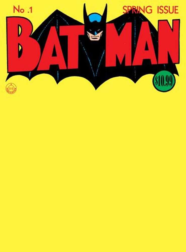 Batman (1940) 1 Facsimile Edition Cover C Blank Variant - gabescaveccc