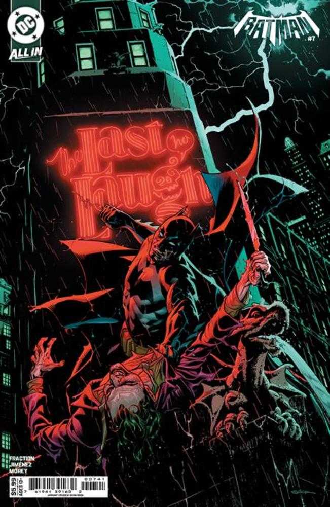 Batman 7 Cover D Ryan Sook Card Stock Variant - gabescaveccc