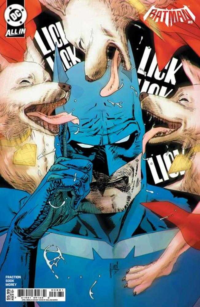 Batman 8 Cover G Guillem March April Drools Card Stock Variant - gabescaveccc