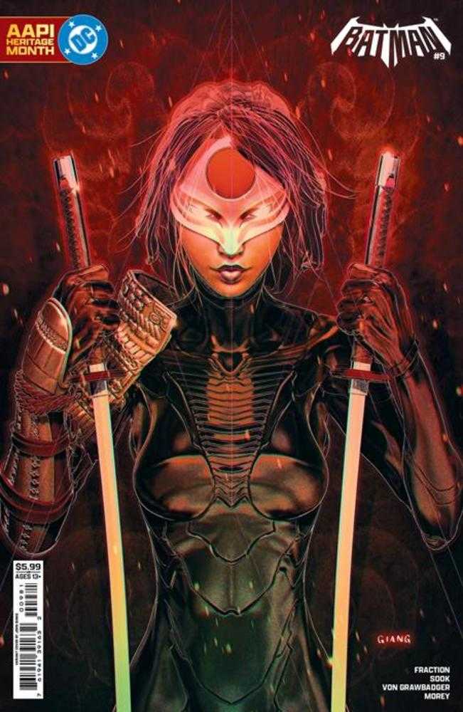 Batman 9 Cover G John Giang Aapi Heritage Month Card Stock Variant - gabescaveccc