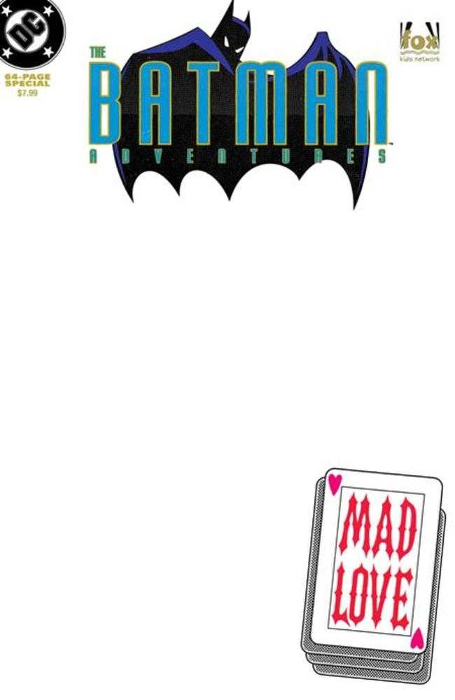 Batman Adventures Mad Love Special 1 (One Shot) Facsimile Edition Cover C Blank Card Stock Variant - gabescaveccc