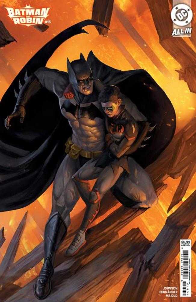 Batman And Robin #15 Cover C Aaron Bartling Card Stock Variant - gabescaveccc