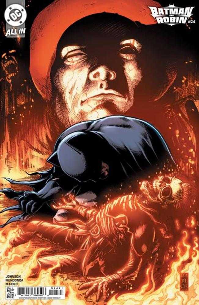 Batman And Robin 24 Cover B Darick Robertson Card Stock Variant - gabescaveccc