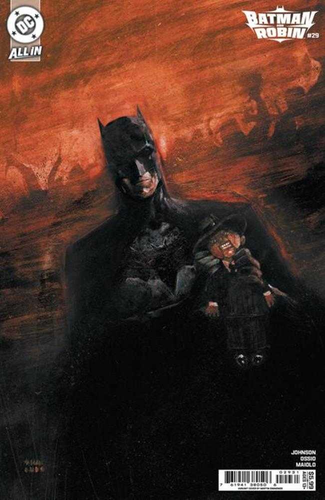 Batman And Robin 29 Cover C Martin Simmonds Card Stock Variant - gabescaveccc