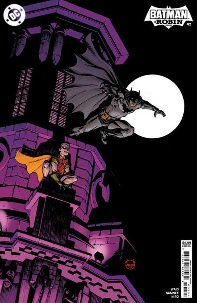 Batman And Robin Year One #2 (Of 12) Cover C Dave Johnson Card Stock Variant - gabescaveccc