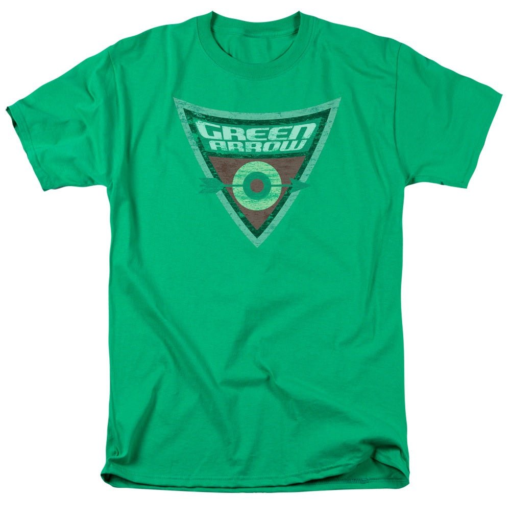 Batman Brave And The Bold Green Arrow Shield Adult T-Shirt - gabescaveccc