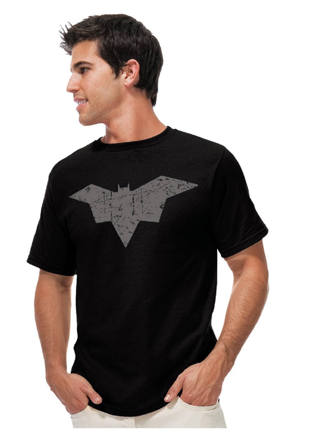 Batman Damned Bat Symbol DC Comics Adult T-Shirt - gabescaveccc