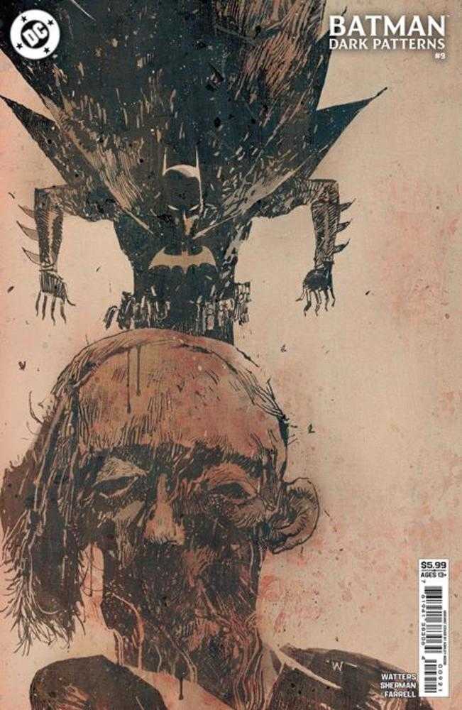 Batman Dark Patterns 9 (Of 12) Cover B Ashley Wood Card Stock Variant - gabescaveccc