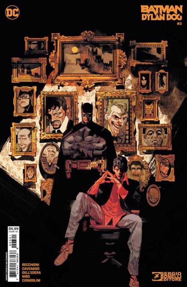 Batman Dylan Dog #3 (Of 3) Cover B Gigi Cavenago Card Stock Variant - gabescaveccc