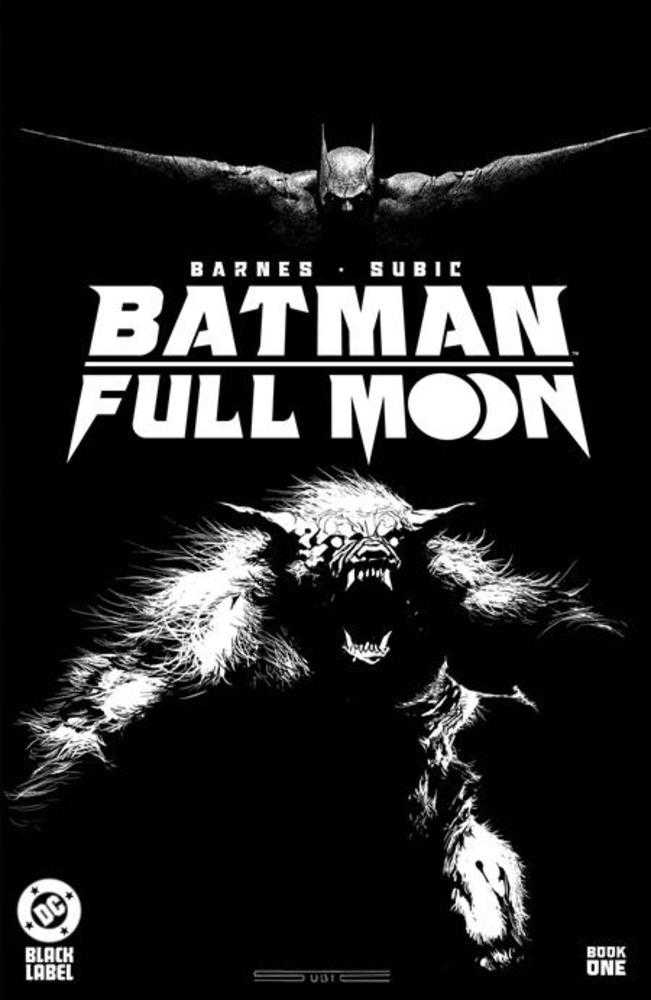 Batman Full Moon #1 (Of 4) Cover A Stevan Subic Glow - In - The - Dark (Mature) - gabescaveccc