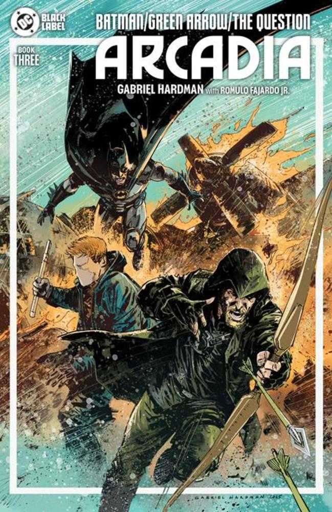 Batman Green Arrow The Question Arcadia 3 (Of 4) Cover A Gabriel Hardman (Mature) - gabescaveccc