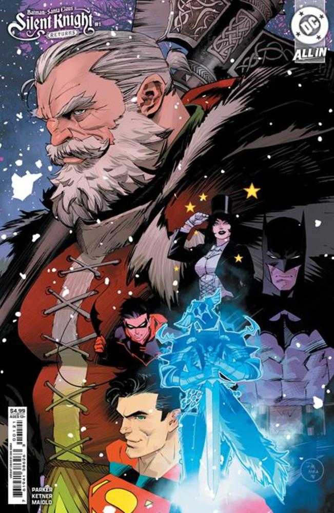 Batman Santa Claus Silent Knight Returns #1 (Of 5) Cover B Dan Mora Card Stock Variant - gabescaveccc