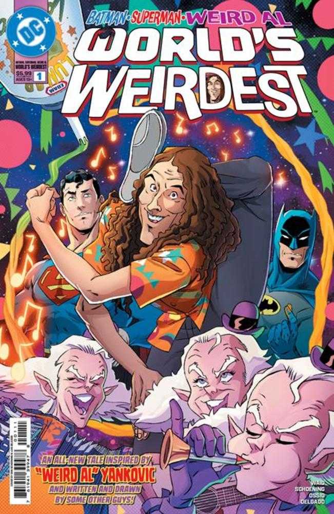 Batman Superman Weird Al Worlds Weirdest 1 (One Shot) Cover A Dan Schoening - gabescaveccc