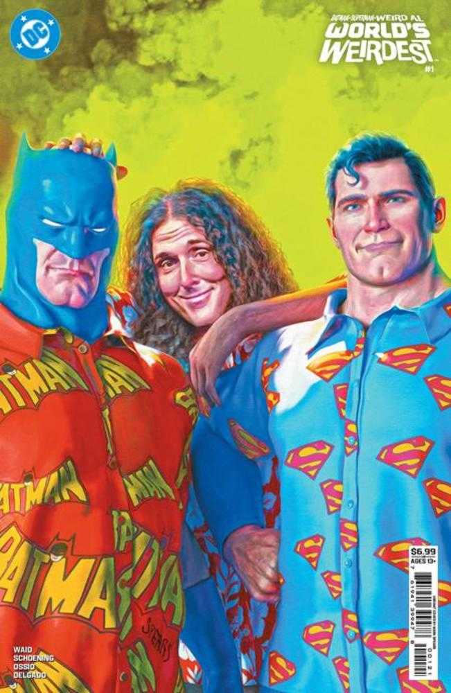 Batman Superman Weird Al Worlds Weirdest 1 (One Shot) Cover B Mark Spears Card Stock Variant - gabescaveccc
