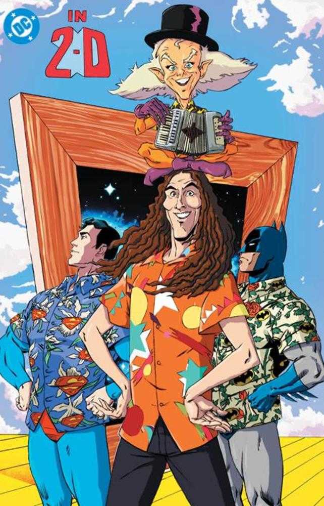 Batman Superman Weird Al Worlds Weirdest 1 (One Shot) Cover E Dan Schoening Foil Variant - gabescaveccc