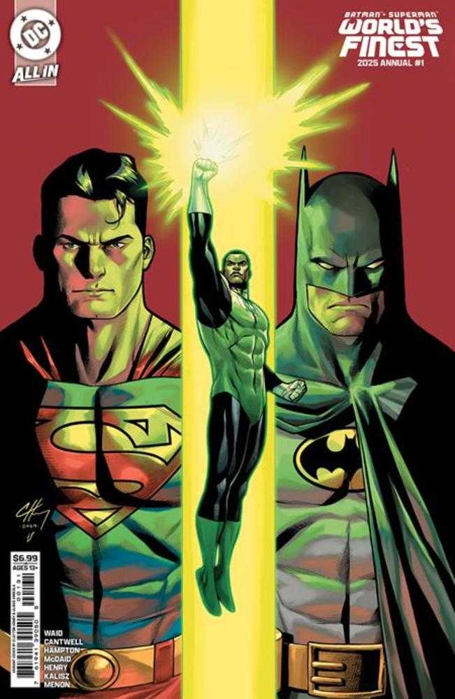 Batman Superman Worlds Finest 2025 Annual #1 (One Shot) Cover B Clayton Henry Card Stock Variant (We Are Yesterday) - gabescaveccc