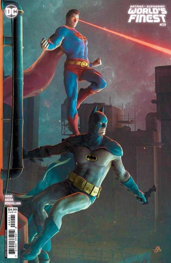 Batman Superman Worlds Finest #29 Cover B Bjorn Barends Card Stock Variant - gabescaveccc