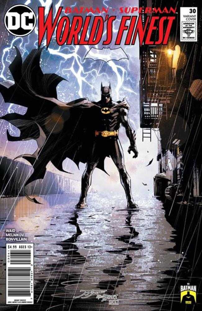 Batman Superman Worlds Finest #30 Cover D Jorge Jimenez Batman 85th Anniversary Card Stock Variant - gabescaveccc