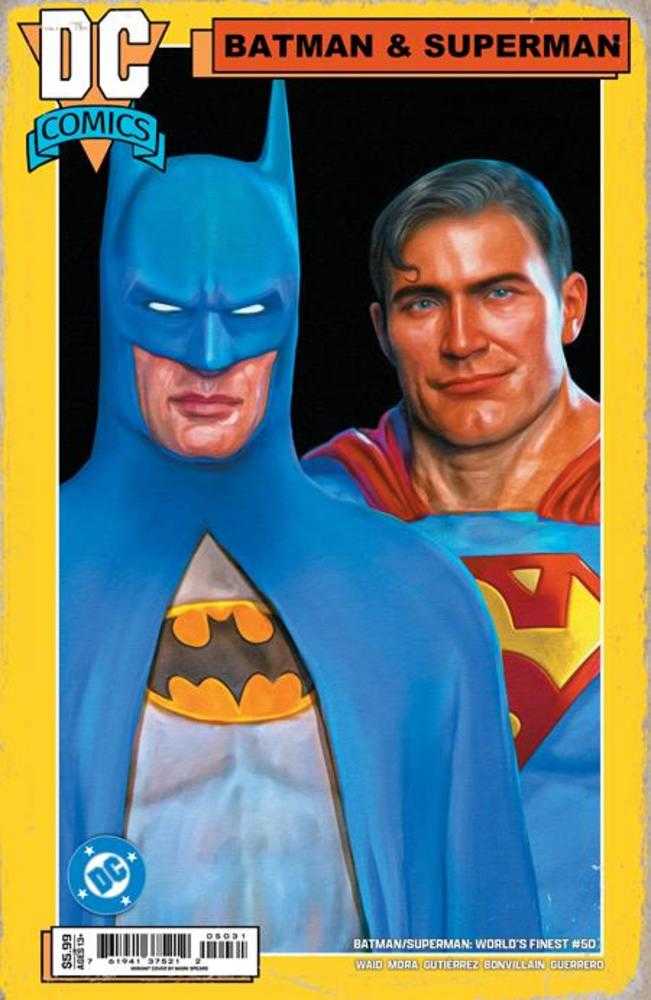 Batman Superman Worlds Finest 50 Cover C Mark Spears Card Stock Variant - gabescaveccc