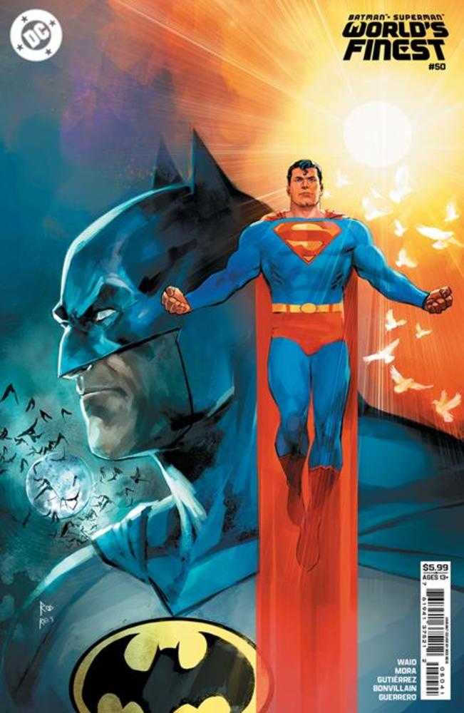 Batman Superman Worlds Finest 50 Cover D Rod Reis Card Stock Variant - gabescaveccc