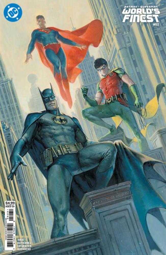 Batman Superman Worlds Finest 52 Cover C Davide Paratore Card Stock Variant - gabescaveccc