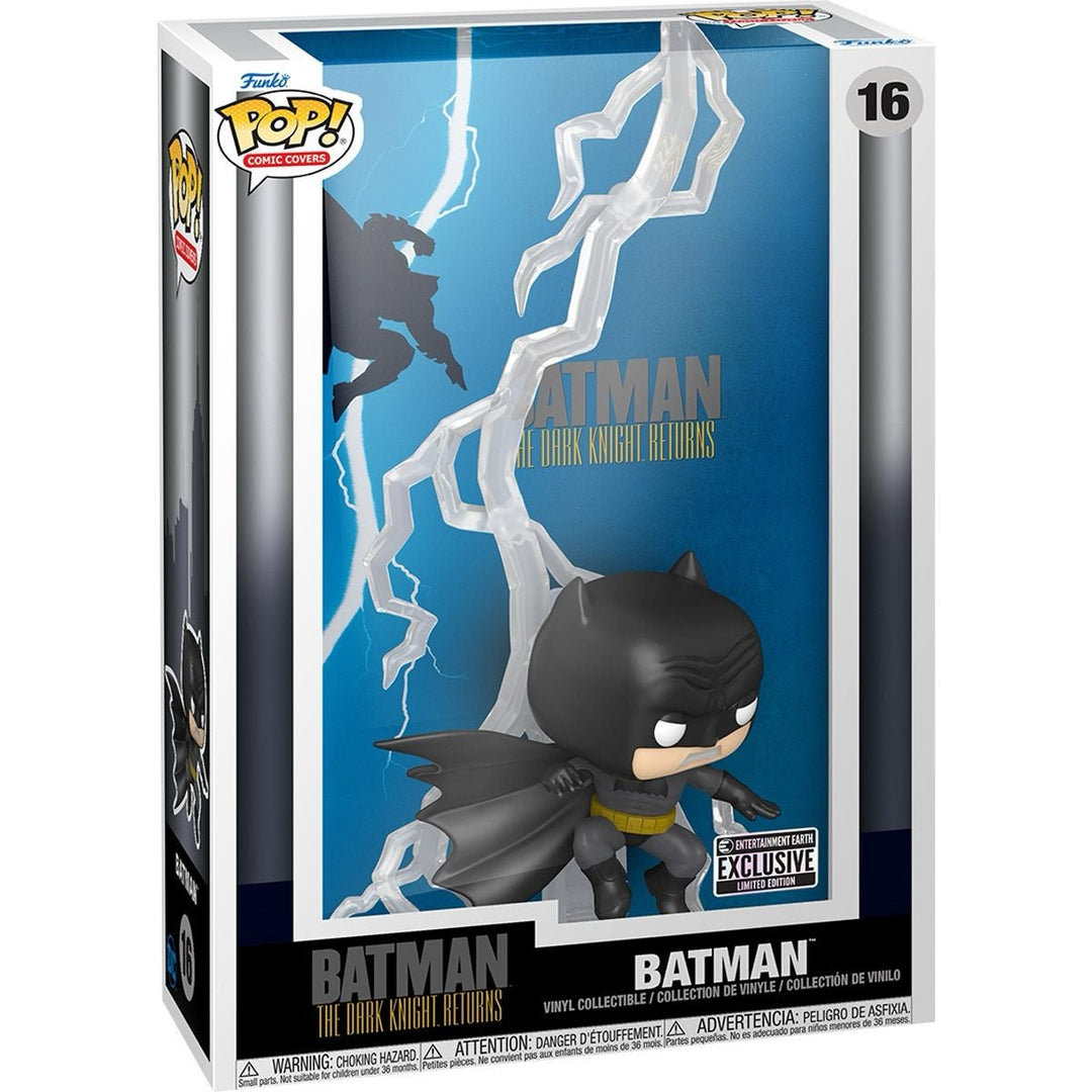 Batman: The Dark Knight Returns Glow - in - the Dark Funko Pop! Comic Cover Figure #16 - Entertainment Earth Exclusive - gabescaveccc