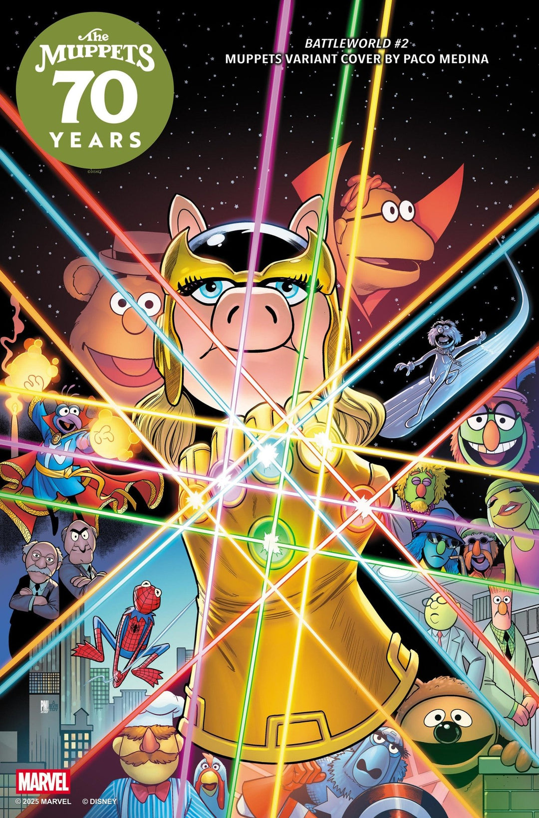 Battleworld 2 Paco Medina Muppets Variant - gabescaveccc