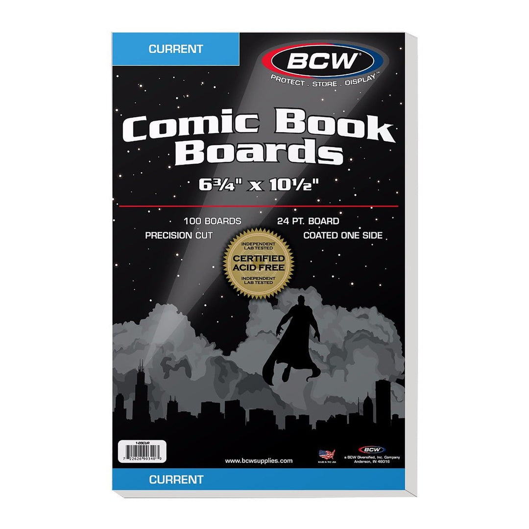 BCW® Current Comic Backing Board (Pack of 100) - gabescaveccc