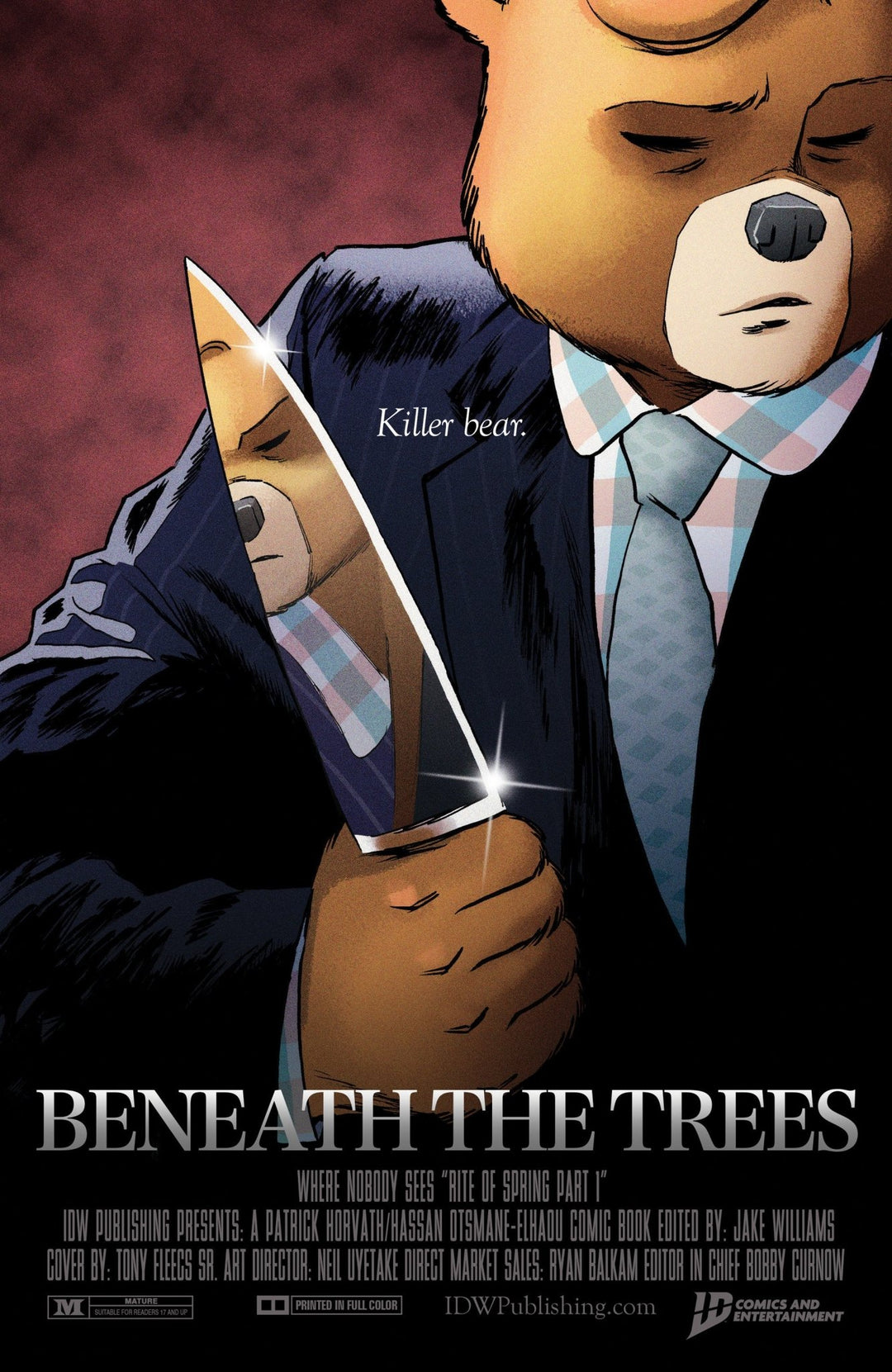 Beneath The Trees Where Nobody Sees: Rite Of Spring 1 Variant B (Fleecs Movie Homage Cover) - gabescaveccc