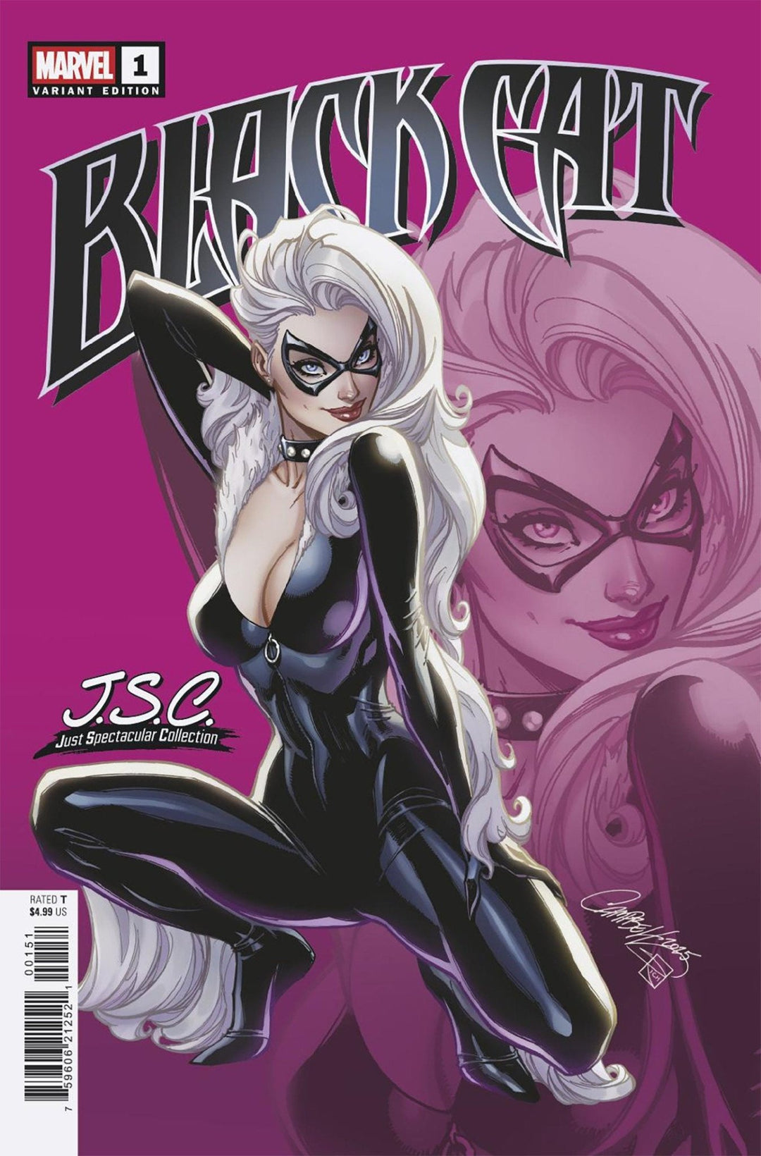 Black Cat 1 J. Scott Campbell Just Spectacular Collection Variant - gabescaveccc