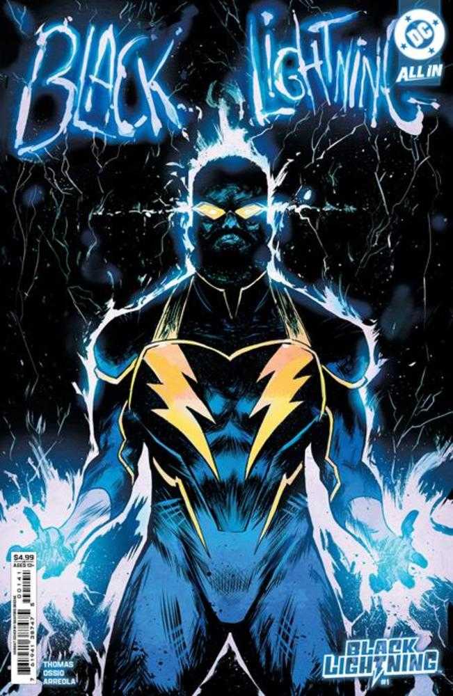 Black Lightning #1 Cover C Sanford Greene Card Stock Variant - gabescaveccc