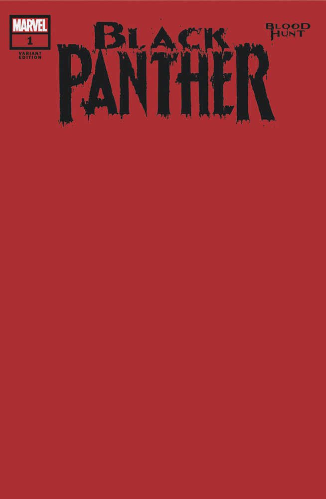 Black Panther: Blood Hunt #1 Blood Red Blank Variant [Bh] - gabescaveccc