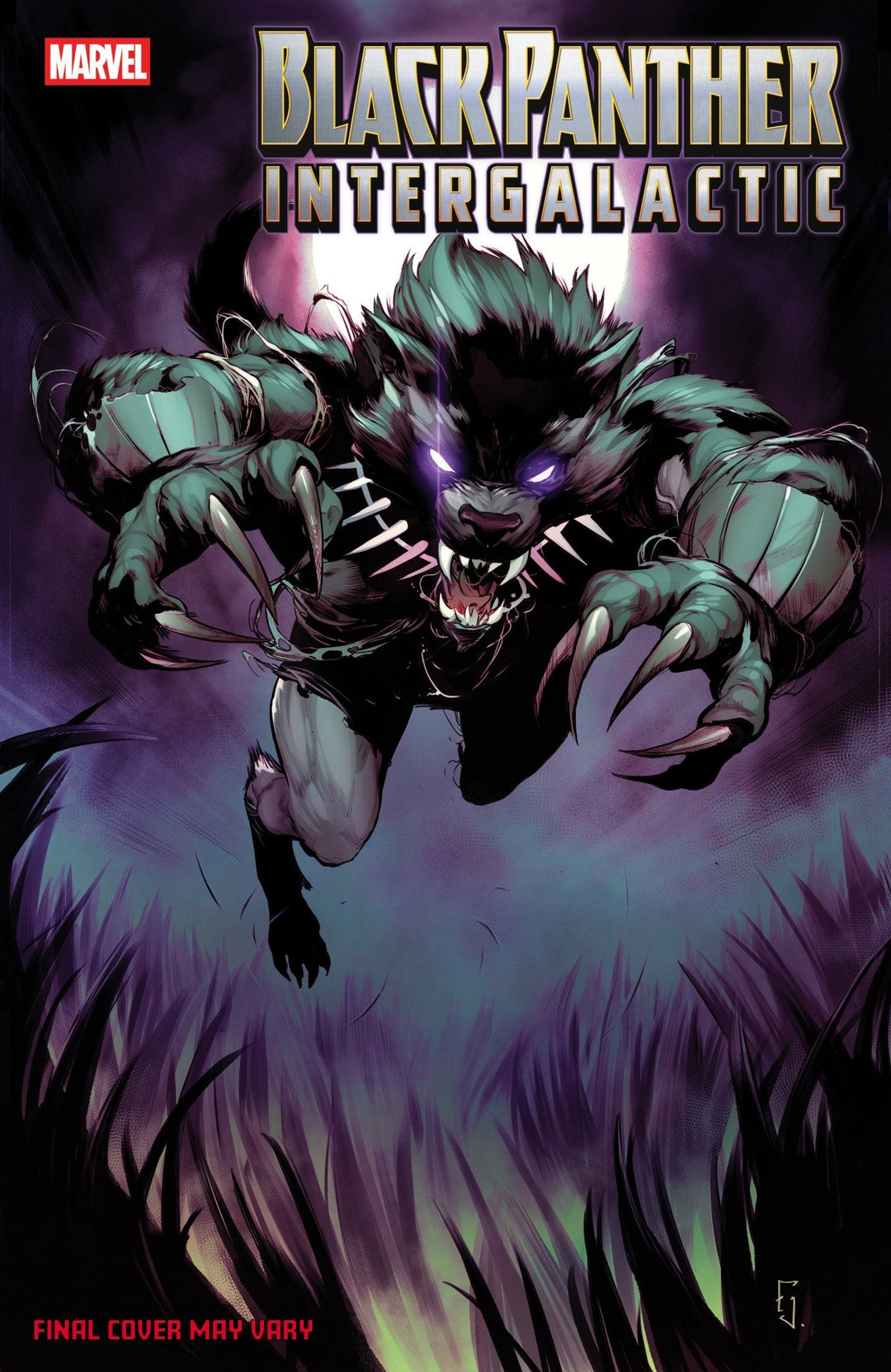 Black Panther: Intergalactic 4 Juan Frigeri Marvel Monster Variant - gabescaveccc