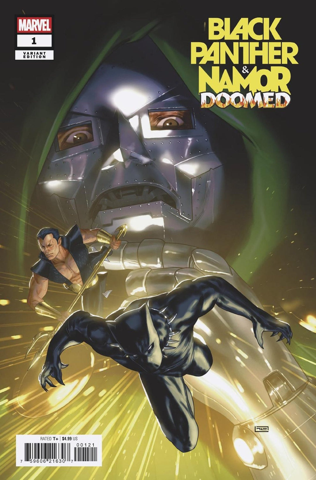 Black Panther/Namor: Doomed 1 Taurin Clarke Variant - gabescaveccc