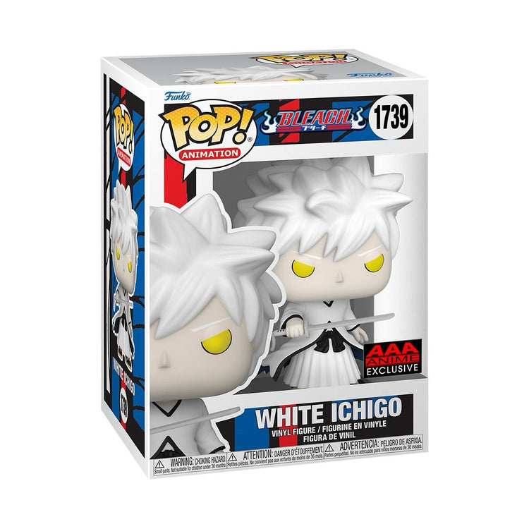 Bleach White Ichigo Kurosaki Funko Pop! Vinyl Figure #1739 - AAA Anime Exclusive - gabescaveccc