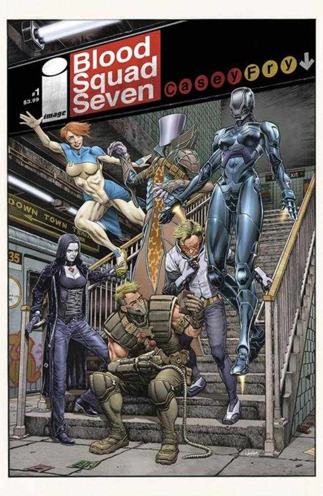 Blood Squad Seven #1 Cover B Chris Weston Variant - gabescaveccc