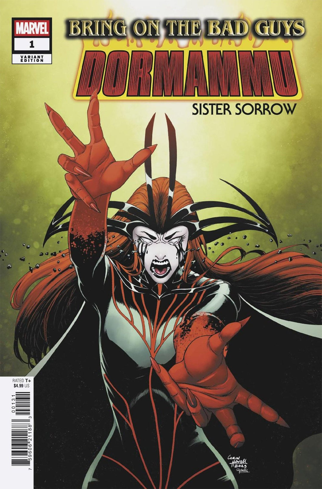 Bring On The Bad Guys: Dormammu 1 Corin Howell Sister Sorrow Variant - gabescaveccc