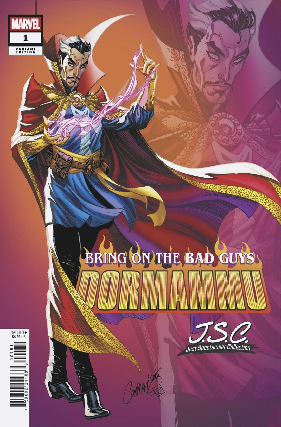 Bring On The Bad Guys: Dormammu 1 J. Scott Campbell Just Spectacular Collection Variant - gabescaveccc