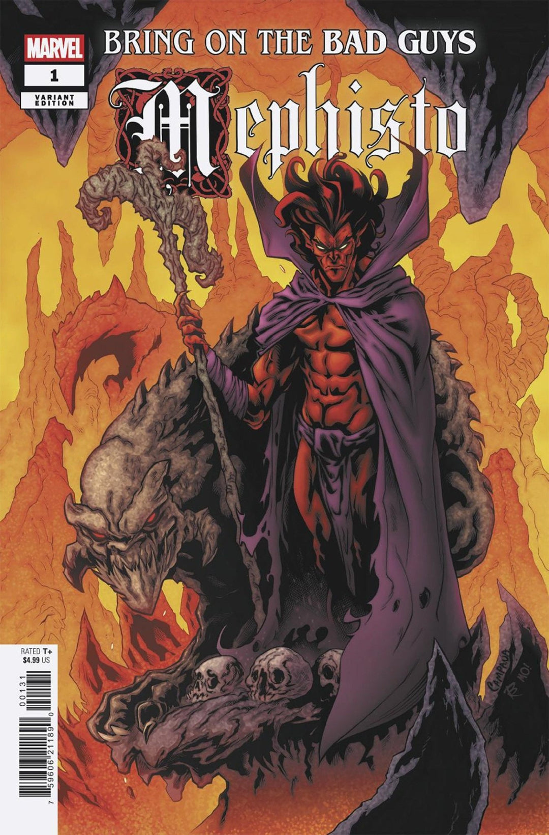 Bring On The Bad Guys: Mephisto 1 Chris Campana Variant - gabescaveccc