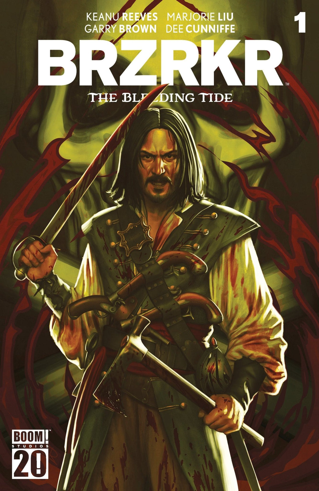 BRZRKR: The Bleeding Tide 1 B Variant (Dressed, Puebla) - gabescaveccc