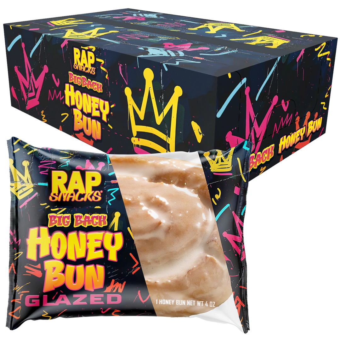 Rap Snacks Big Back Honey Bun Glazed
