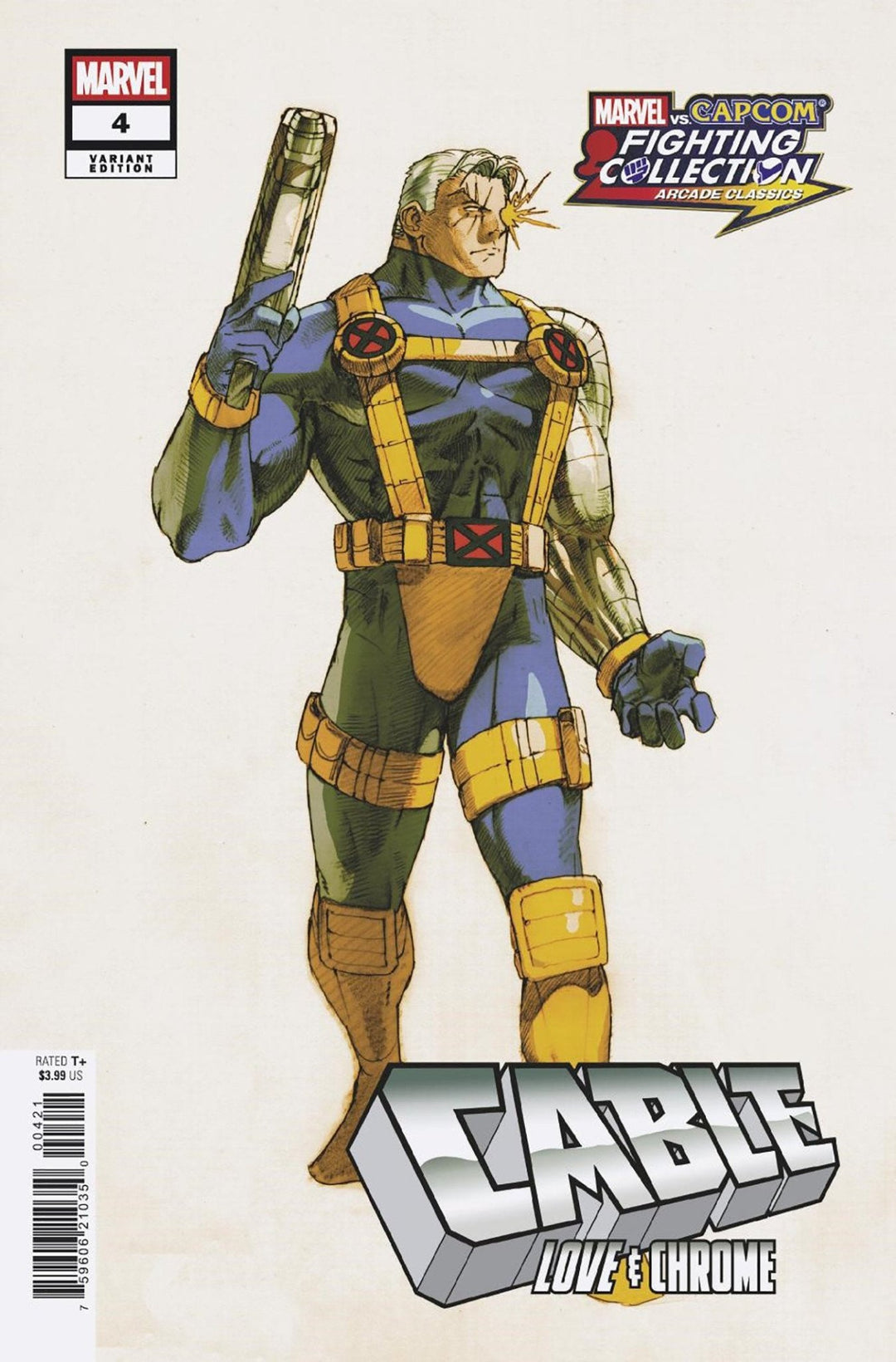 Cable: Love And Chrome #4 Bengus Marvel vs. Capcom Variant - gabescaveccc