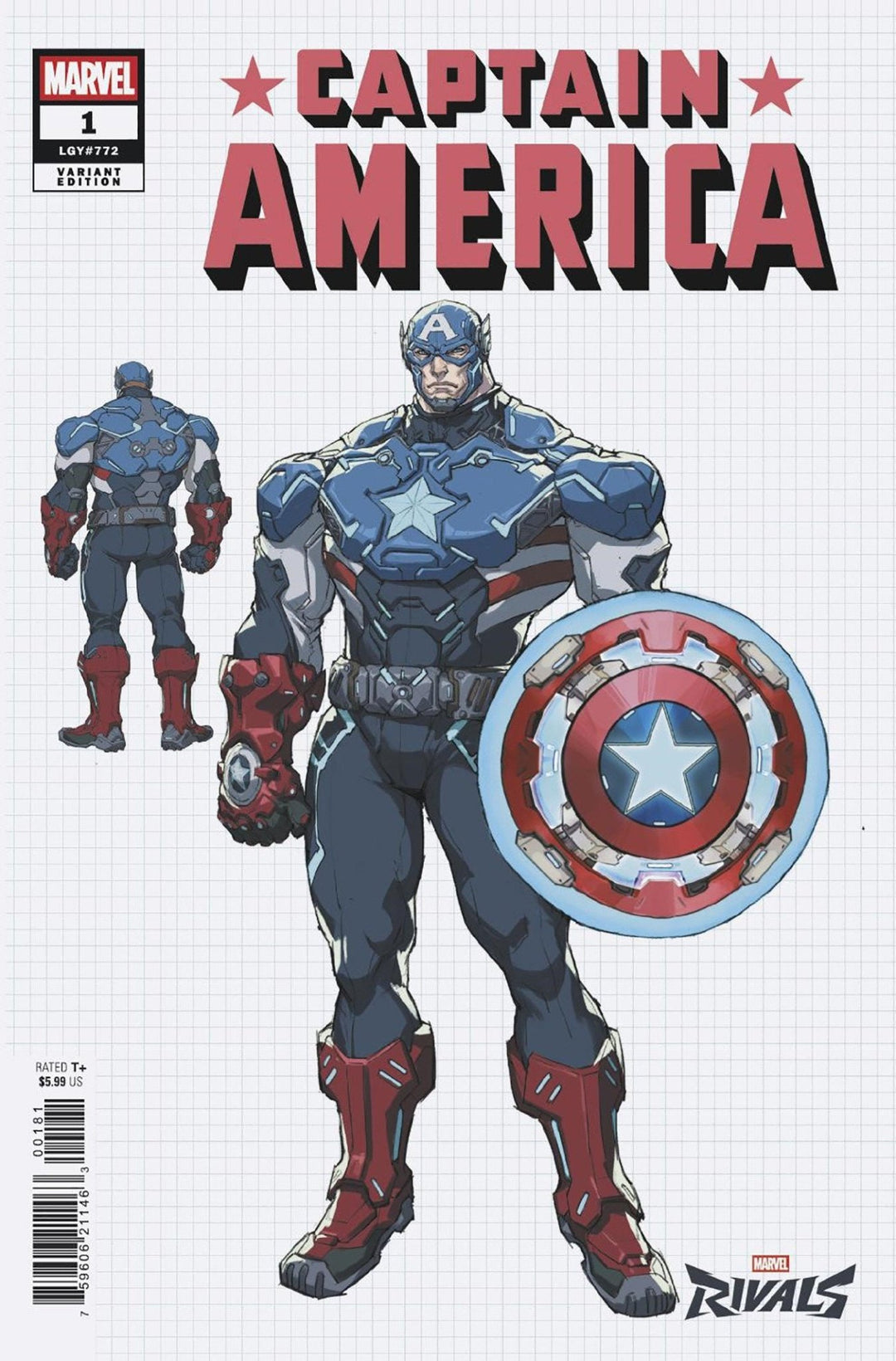 Captain America 1 Netease Games Marvel Rivals Variant - gabescaveccc