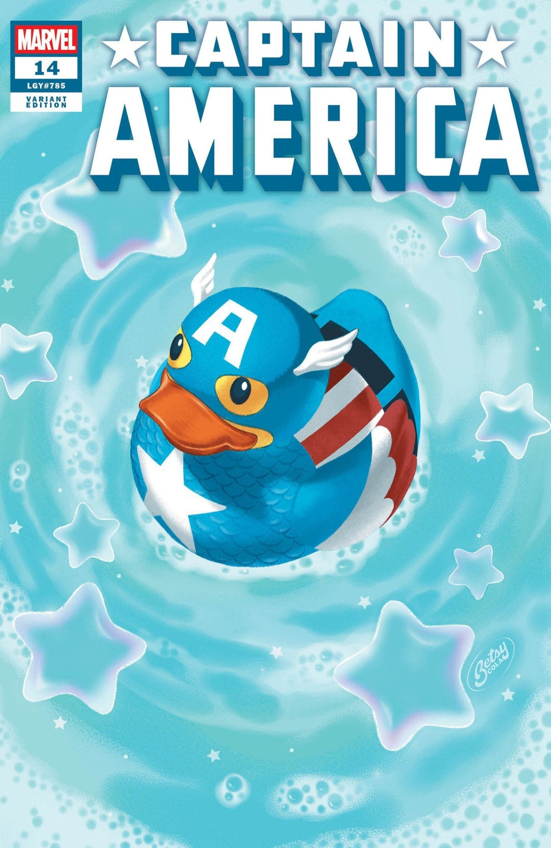 Captain America 14 Betsy Cola Marvel Duck Variant [Arm] - gabescaveccc