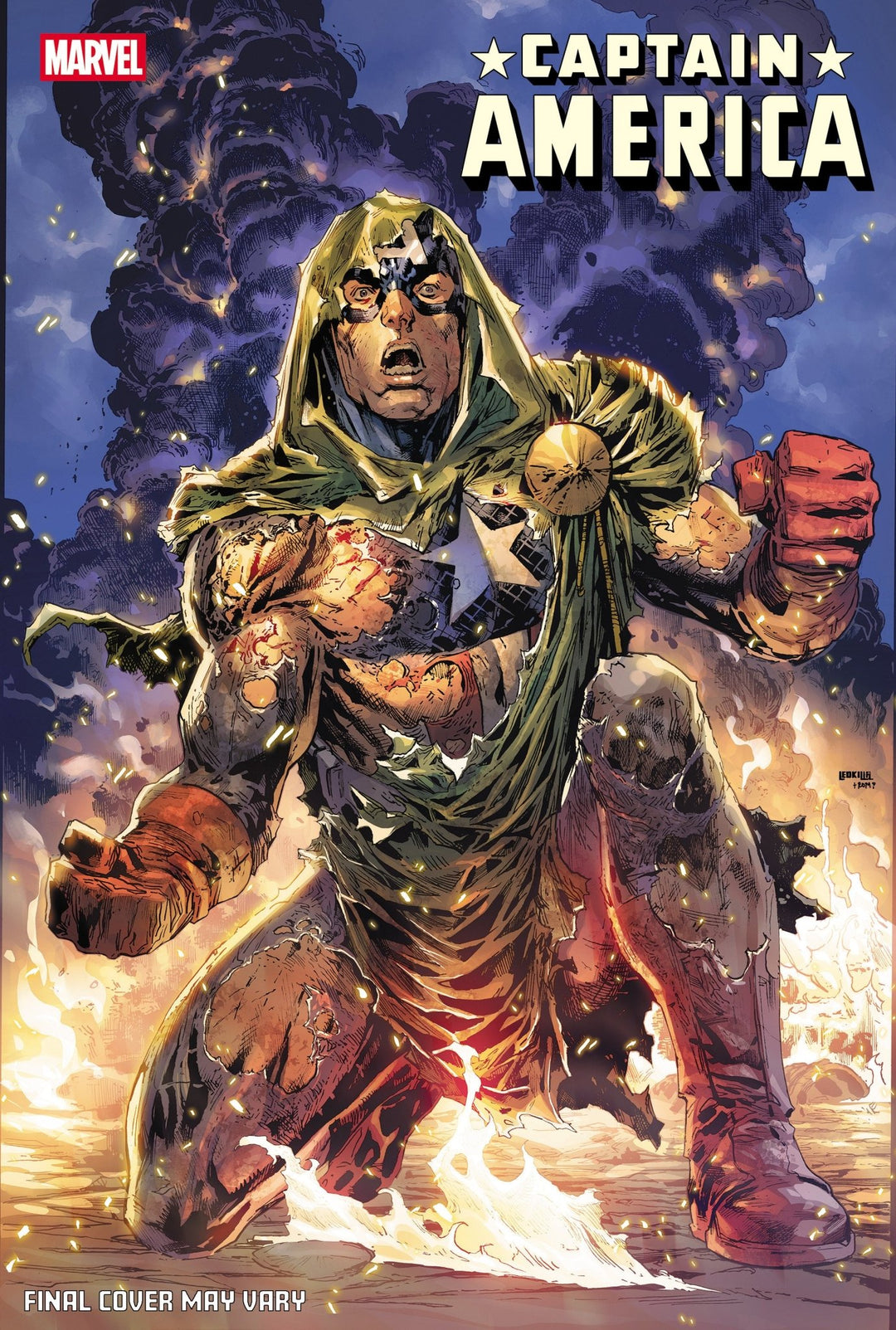 Captain America 8 Ken Lashley Doom Homage Variant - gabescaveccc