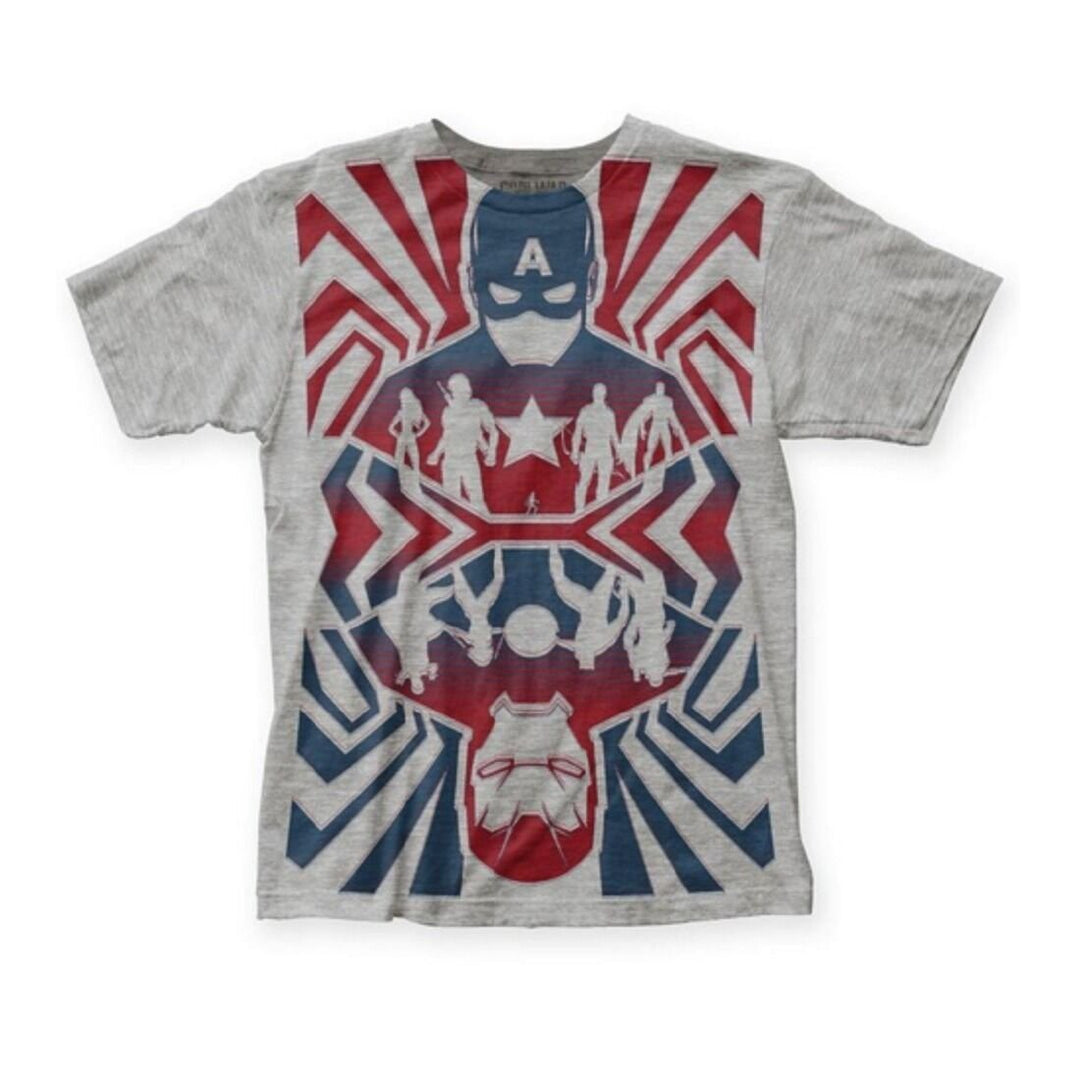 Captain America Civil War Opposing Forces Adult T-Shirt - gabescaveccc