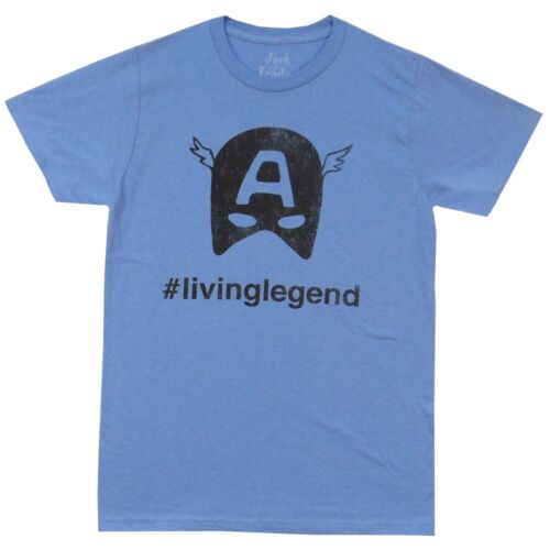 Captain America #Livinglegend Hashtag Marvel Comics Premium Adult T-Shirt - gabescaveccc